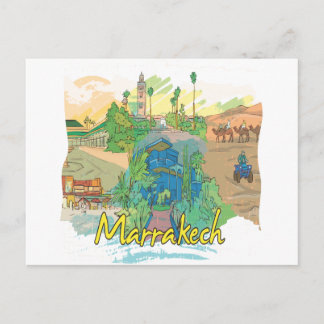 Carte Postale Marrakech
