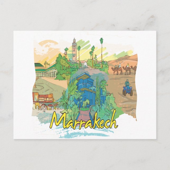 Carte Postale Marrakech (Devant)