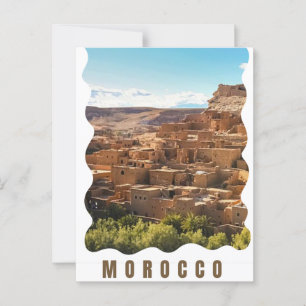 Carte Postale Marrakech, Maroc Voyage Surprise Billet cadeau - Y