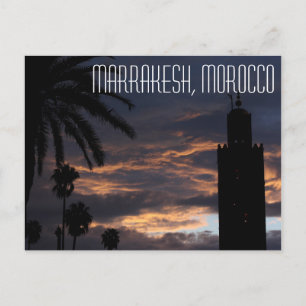 Carte Postale Marrakesh, Morocco Postcard