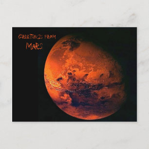 Carte Postale Mars