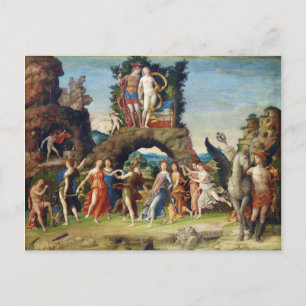 Carte Postale Mars et Vénus La Parnasse par Andrea Mantegna