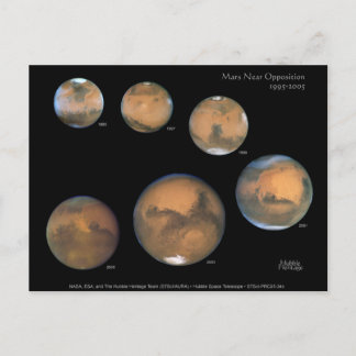 Carte Postale Mars Opposition 1995-2005