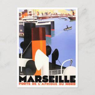 Carte Postale Marseille France voyage vintage