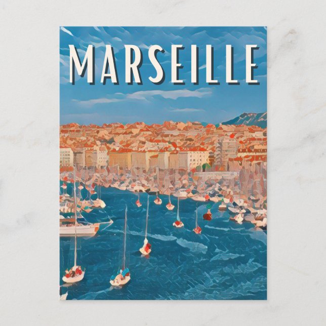 Carte Postale Marseille Photo Vintage  (Devant)