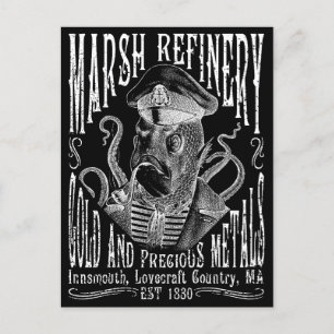 Carte Postale Marsh Refining Company Innsmouth Lovecraft