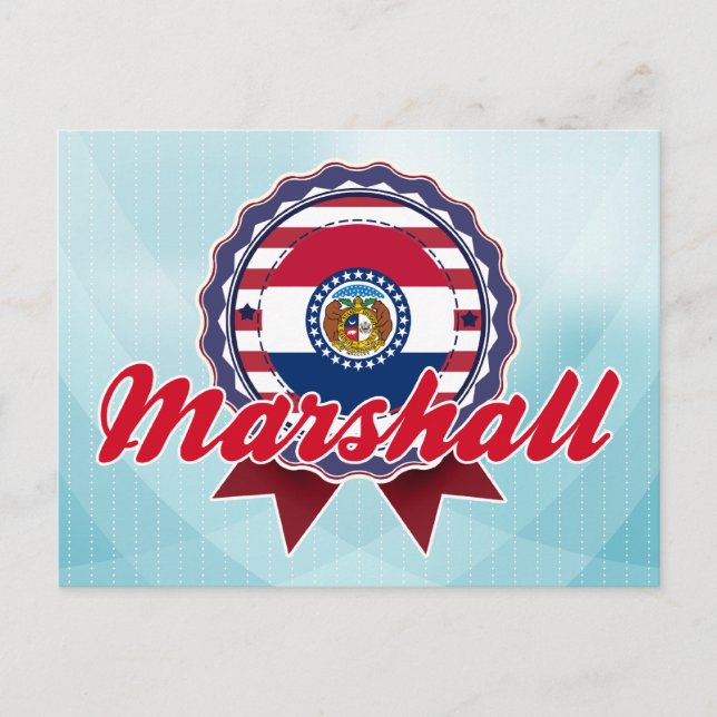 Carte Postale Marshall, MO (Devant)