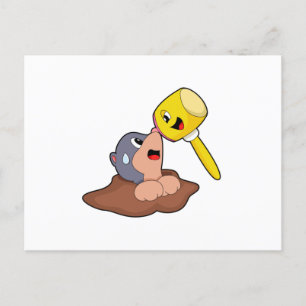Carte Postale Marteau de mole