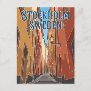 Carte Postale Mårten Trotzigs Gränd Suède