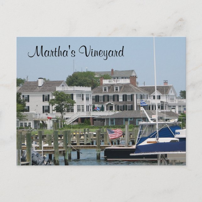 Carte Postale Martha's Vineyard Cape Cod, Edgartown MA Post Card (Devant)