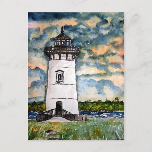 Carte postale Marthas Vineyard Edgartown Lighthous (Devant)