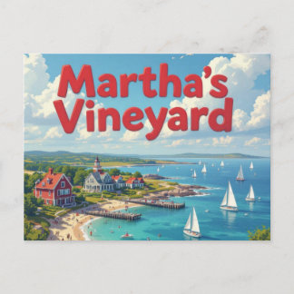 Carte Postale marthas vineyard vacation