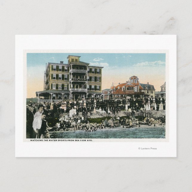 Carte Postale Martha's Vineyard, Vue sur Sea View Avenue (Devant)