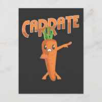 Martial Art Vegan Fighan Vegetarian Karate Carrot