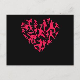 Carte Postale Martial Arts Heart Love Training Karate Tae Kwon D