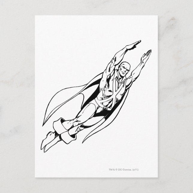 Carte Postale Martian Manhunter Soit 4 (Devant)