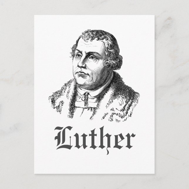 Carte postale Martin Luther (Devant)