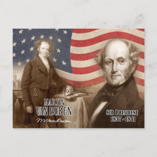 Carte Postale Martin Van Buren - 8e Président des États-Unis