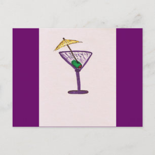 Carte Postale Martini Bachelorette