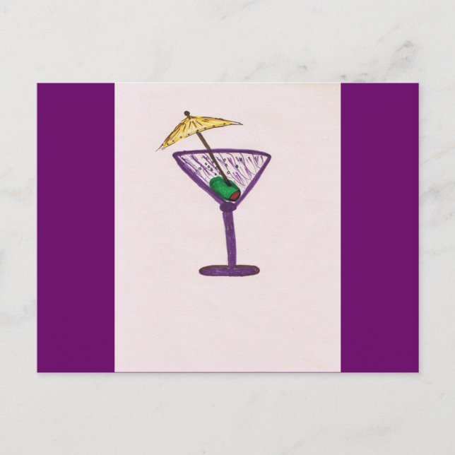 Carte Postale Martini Bachelorette (Devant)