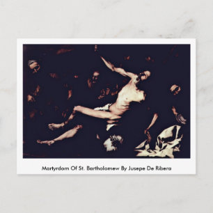 Carte Postale Martyre De Saint-Bartholomée Par Jusepe De Ribera