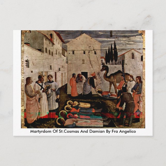 Carte Postale Martyre De St.Cosmas Et Damian Par Fra Angelico (Devant)