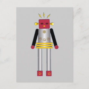 Carte Postale Martzkins Boy Robot Postcard © 2012 M. Martz
