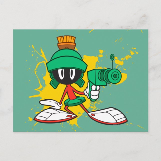 Carte Postale MARVIN LE MARTIAN™ avec laser (Devant)
