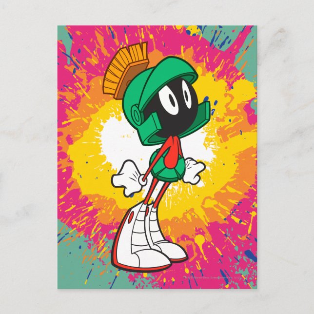 Carte Postale MARVIN LE MARTIAN™ debout sur les talons (Devant)