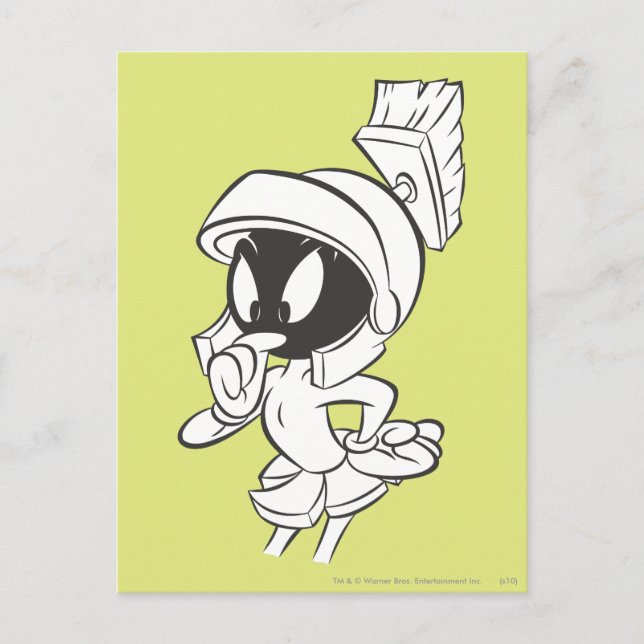 Carte Postale MARVIN LE MARTIAN™ EXpressif (Devant)