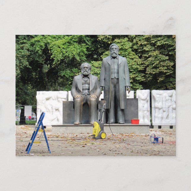 Carte Postale Marx-Engels Denkmal Berlin (Devant)