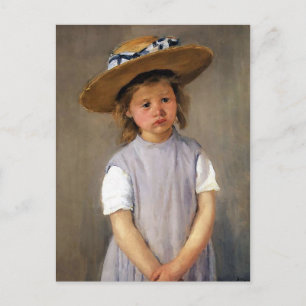 Carte Postale Mary Cassatt "Enfant dans un Casquette de paille"
