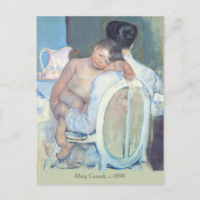 Carte Postale Mary Cassatt Femme assise avec bras enfants CC1204 (Devant)
