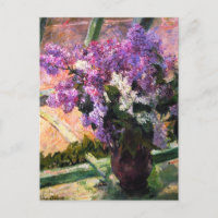 Carte postale Mary Cassatt Lilacs