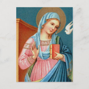 Carte Postale Mary, de l’Annonciation de F. Lippi (Détail; M 038