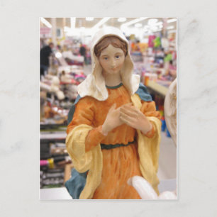 Carte Postale Mary Figurine