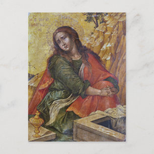 Carte Postale Mary Magdalene orthodoxe chrétienne icône byzantin