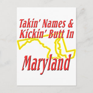 Carte Postale Maryland - Kickin' Butt