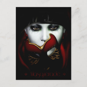 Carte Postale Mascarade