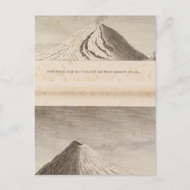 Carte Postale Mascareigne, Vesuve (Devant)