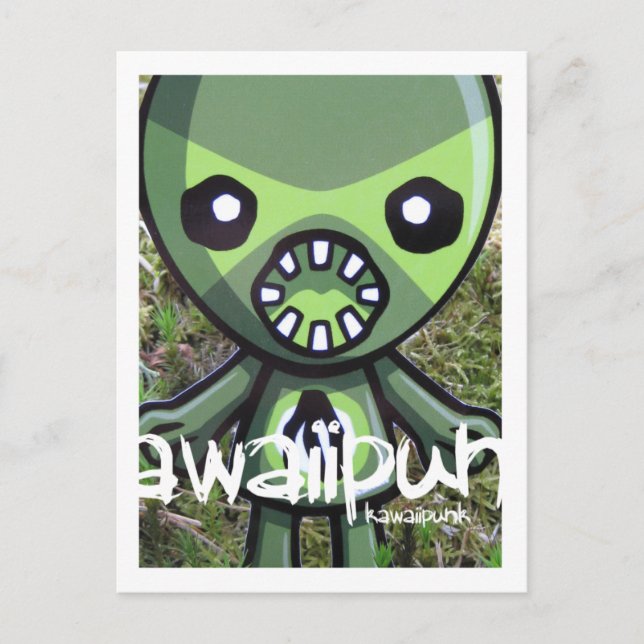 Carte Postale Mascotte Monster (Devant)