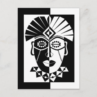 Carte Postale Mask