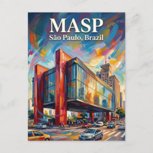 Carte Postale MASP Brésil