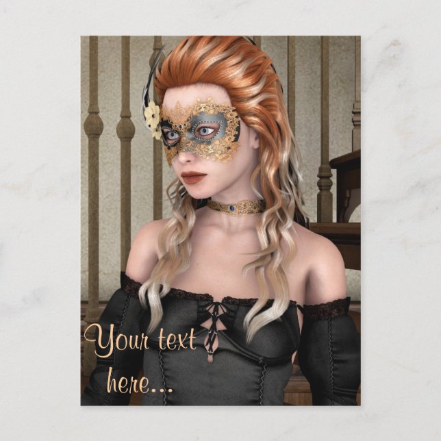 Carte Postale Masquage (Devant)