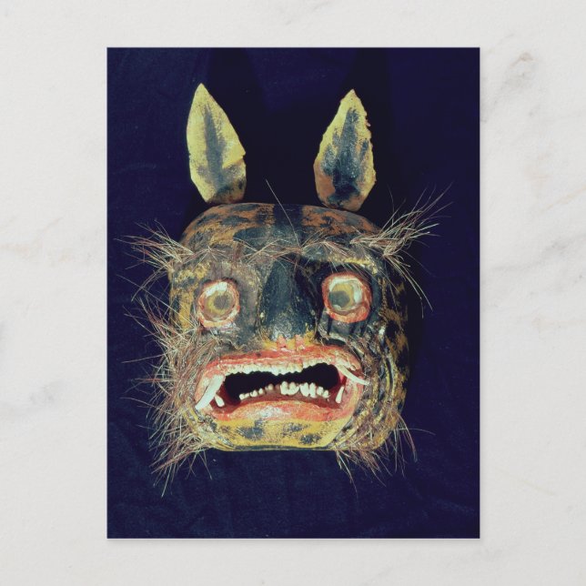 Carte Postale Masque (Devant)