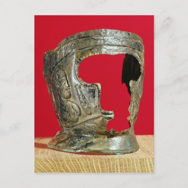Carte Postale Masque de gladiateur gallo-romain (Devant)