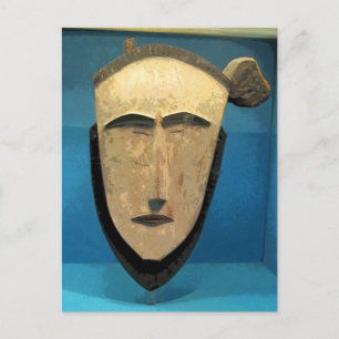 Carte Postale Masque tribal CB