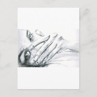 Carte Postale Masquer le sourire