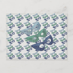 Carte Postale Masques d'étincelles -