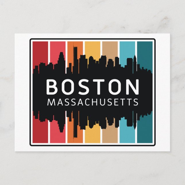Carte Postale Massachusetts de Boston (Devant)